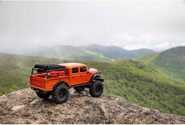 Axial RC Truck SCX24 40's 4 Door Dodge Power Wagon Orange1/24 4 Wheel Drive-RTR (Everything Needed to Run Included) AXI00007T1 - Image 5