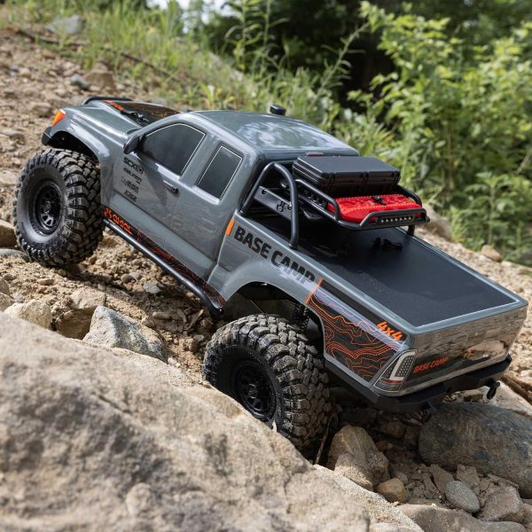 Axial RC Truck 1/10 SCX10 III Base Camp 4X4 Rock Crawler Brushed RTR (Battery and Charger Not Included), Gray, AXI-1375T2 - Image 5