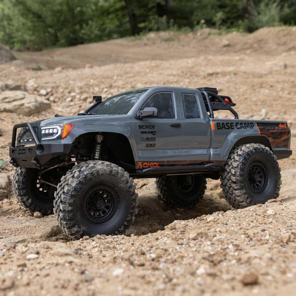 Axial RC Truck 1/10 SCX10 III Base Camp 4X4 Rock Crawler Brushed RTR (Battery and Charger Not Included), Gray, AXI-1375T2 - Image 8