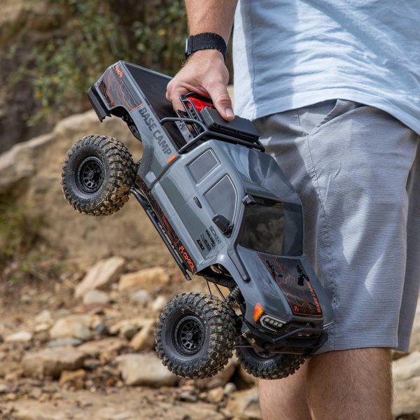 Axial RC Truck 1/10 SCX10 III Base Camp 4X4 Rock Crawler Brushed RTR (Battery and Charger Not Included), Gray, AXI-1375T2 - Image 10