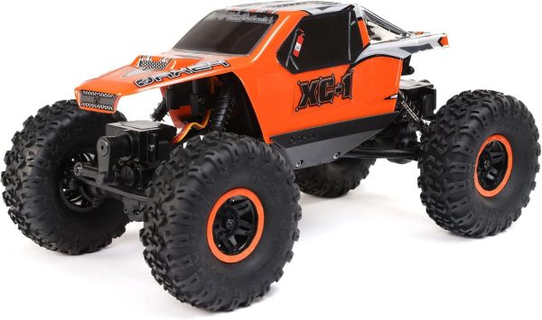 Axial RC Truck 1/24 AX24 XC-1 4WS Crawler Brushed RTR (Includes Everything Needed No Other purchases Required), Orange, AXI00003T2 - Image 2