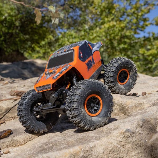 Axial RC Truck 1/24 AX24 XC-1 4WS Crawler Brushed RTR (Includes Everything Needed No Other purchases Required), Orange, AXI00003T2 - Image 4