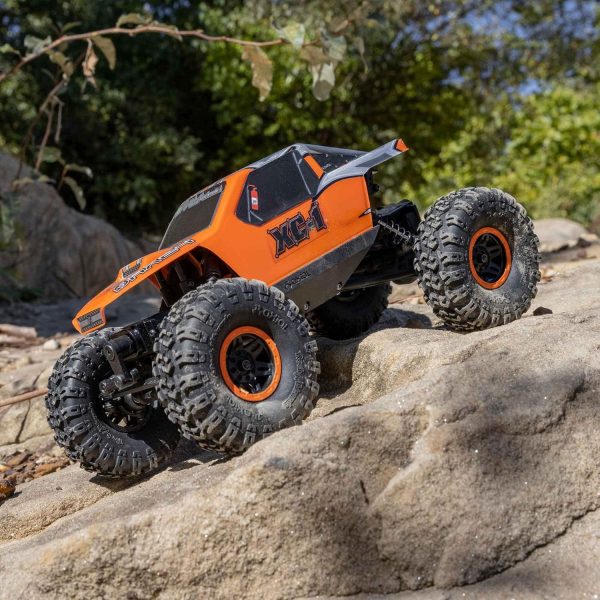 Axial RC Truck 1/24 AX24 XC-1 4WS Crawler Brushed RTR (Includes Everything Needed No Other purchases Required), Orange, AXI00003T2 - Image 7