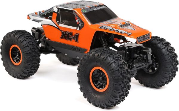 Axial RC Truck 1/24 AX24 XC-1 4WS Crawler Brushed RTR (Includes Everything Needed No Other purchases Required), Orange, AXI00003T2 - Image 8