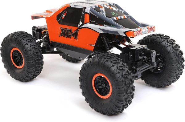 Axial RC Truck 1/24 AX24 XC-1 4WS Crawler Brushed RTR (Includes Everything Needed No Other purchases Required), Orange, AXI00003T2 - Image 10