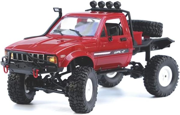 The perseids RC Crawler Offroad RC Truck WPL C14 RC Rock Crawler 4x4 1/16 Scale Remote Control Trucks, 2.4G Semi Trucks All Terrain Car RTR Hobby RC Pickup for Adults - Image 2