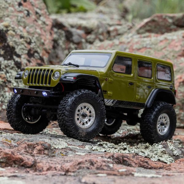 Axial RC Truck SCX24 2019 Jeep Wrangler JLU CRC, Green: 1/24 4WD RTR (Battery and Charger Included), AXI00002V3T4 - Image 3