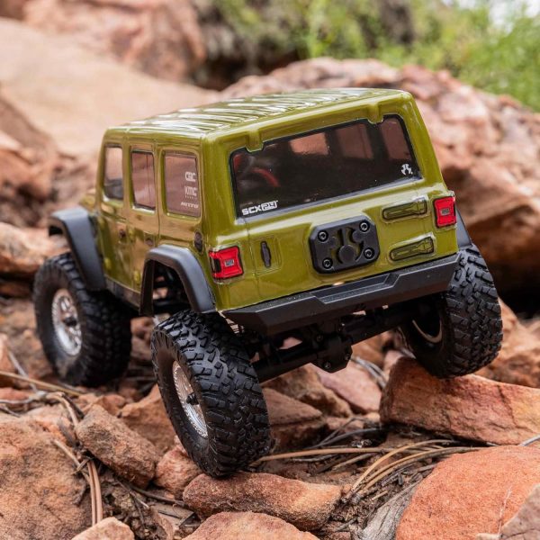 Axial RC Truck SCX24 2019 Jeep Wrangler JLU CRC, Green: 1/24 4WD RTR (Battery and Charger Included), AXI00002V3T4 - Image 4