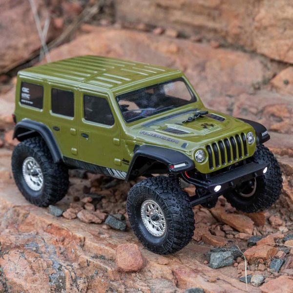 Axial RC Truck SCX24 2019 Jeep Wrangler JLU CRC, Green: 1/24 4WD RTR (Battery and Charger Included), AXI00002V3T4 - Image 6