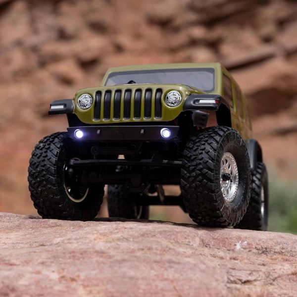 Axial RC Truck SCX24 2019 Jeep Wrangler JLU CRC, Green: 1/24 4WD RTR (Battery and Charger Included), AXI00002V3T4 - Image 7