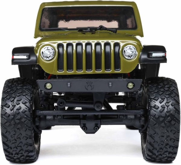 Axial RC Truck SCX24 2019 Jeep Wrangler JLU CRC, Green: 1/24 4WD RTR (Battery and Charger Included), AXI00002V3T4 - Image 8