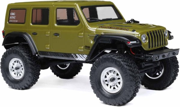 Axial RC Truck SCX24 2019 Jeep Wrangler JLU CRC, Green: 1/24 4WD RTR (Battery and Charger Included), AXI00002V3T4 - Image 9