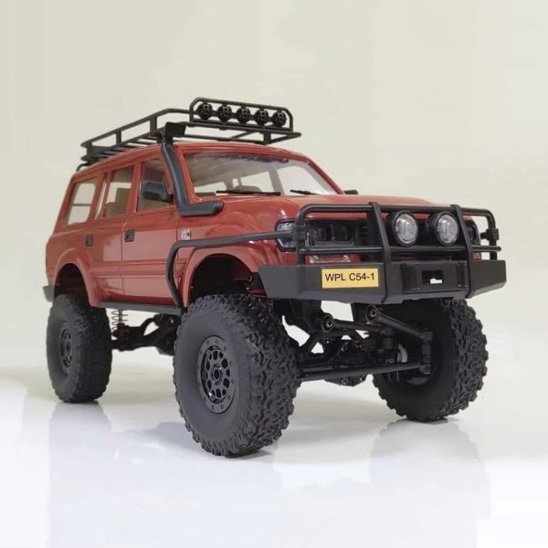 WPL C54-1 RC Crawler 1/16 RC Truck Off Road RC Rock Crawler 4x4 All Terrain RTR with Proportional Control 260 Motor Upgraded Chassis Counter Rotating Gearbox 2 Batteries Hobby Toy Adult - Image 3