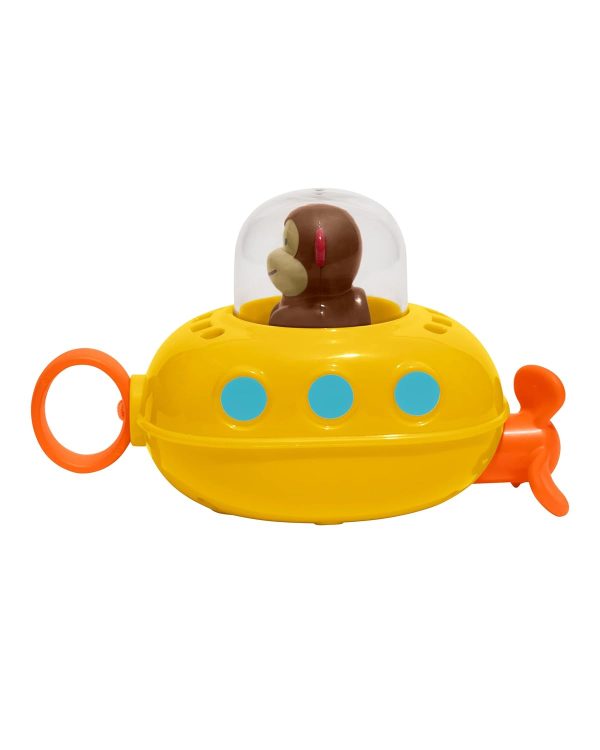 Skip Hop Baby Bath Toy, Zoo Pull & Go Submarine - Image 2