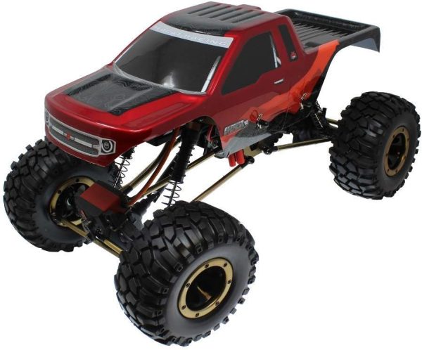 Redcat Racing Everest-10 Electric Rock Crawler with Waterproof Electronics, 2.4Ghz Radio Control (1/10 Scale), Red/Black - Image 2