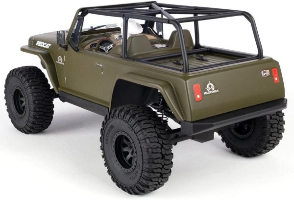 Redcat Racing TC8 Marksman RC Crawler – 1/8 Scale Brushed Electric Trail Crawler Off Road Rock Crawler RC Truck – 2.4Ghz Radio Controlled Waterproof Off Road Car – Great for All Terrain – Green - Image 6