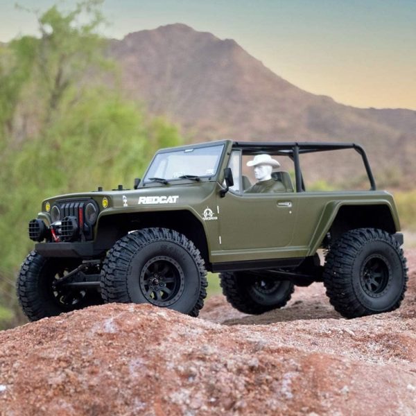 Redcat Racing TC8 Marksman RC Crawler – 1/8 Scale Brushed Electric Trail Crawler Off Road Rock Crawler RC Truck – 2.4Ghz Radio Controlled Waterproof Off Road Car – Great for All Terrain – Green - Image 10