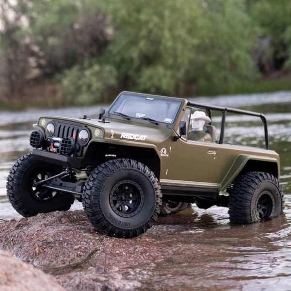 Redcat Racing TC8 Marksman RC Crawler – 1/8 Scale Brushed Electric Trail Crawler Off Road Rock Crawler RC Truck – 2.4Ghz Radio Controlled Waterproof Off Road Car – Great for All Terrain – Green - Image 11