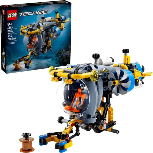 LEGO Technic Deep-Sea Research Submarine Toy - Building Toy for Kids, Boys and Girls, Ages 9+ - Creative and Unique Gift Idea for Birthdays - Movable Propellers and More - 42201 - Image 2