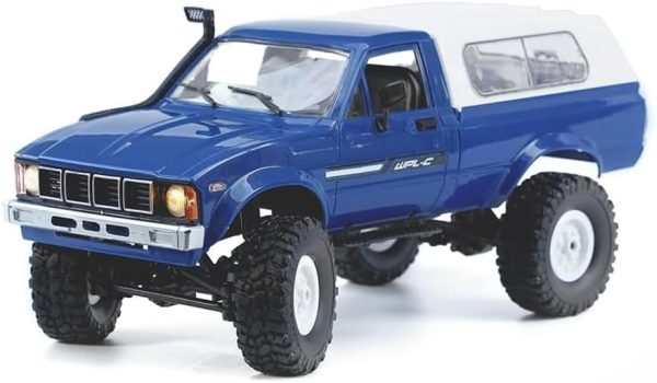 RC Crawler WPL C24 RC Rock Crawler RC Truck 4x4 Off Road RTR, 1/16 Scale Remote Control Truck All Terrain 2.4 Ghz with Proportional Steering LED Lights Hobby Toys Adult - Image 2