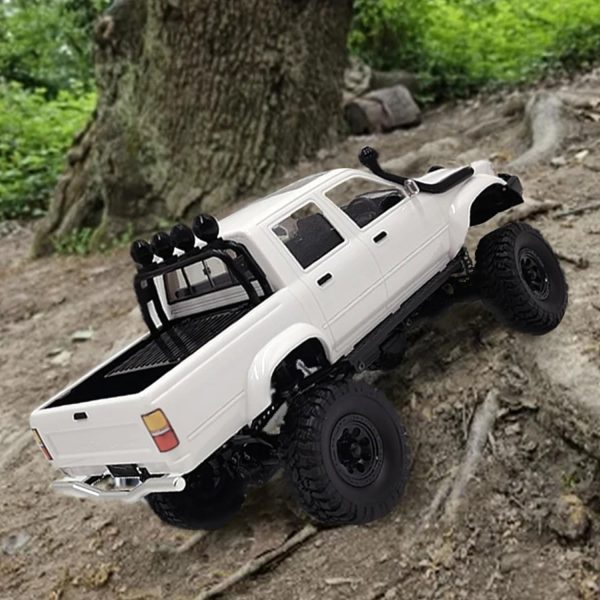 1:16 Scale RC Crawler RTR RC Rock Truck 4x4 2.4GHZ Hobby Grade Remote Control Car Model Vehicle RC Buggy with LED Light,2 Batteries - Image 4