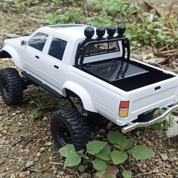 1:16 Scale RC Crawler RTR RC Rock Truck 4x4 2.4GHZ Hobby Grade Remote Control Car Model Vehicle RC Buggy with LED Light,2 Batteries - Image 5