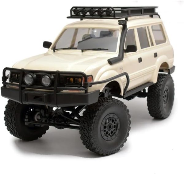 RC Rock Crawler RC Truck 4x4 WPL C54-1 RTR 1/16 Scale RC Crawler, Off Road Truck All Terrain with Upgraded Chassis and Shock, 260 Motor New Gearbox, Bumper Roof Rack Hobby Toy Adult - Image 2