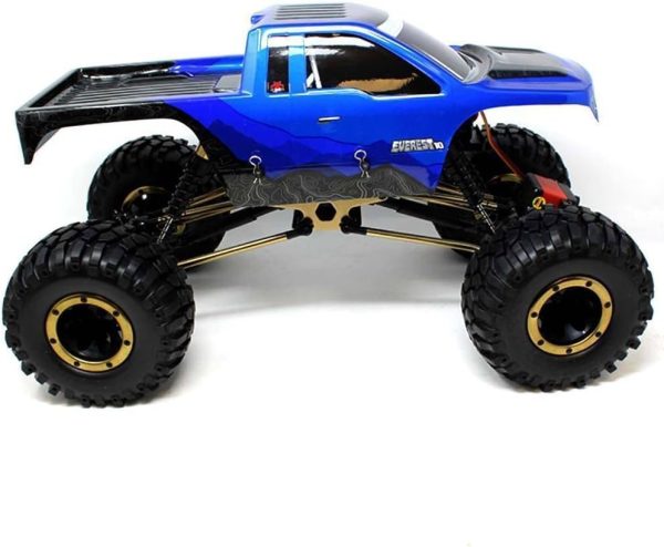 Redcat Racing Everest-10 Electric Rock Crawler with Waterproof Electronics, 2.4Ghz Radio Control (1/10 Scale), Blue/Black - Image 3