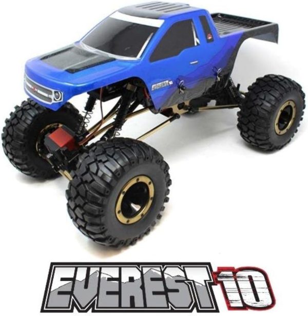 Redcat Racing Everest-10 Electric Rock Crawler with Waterproof Electronics, 2.4Ghz Radio Control (1/10 Scale), Blue/Black - Image 5