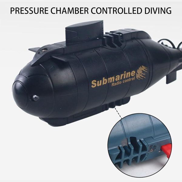 Mini Remote Control Submarine Boat Nuclear Submarine RC Race Boat 6CH High Speed Waterproof Diving in Pools Lake Gift Toy Kids Boys - Image 5