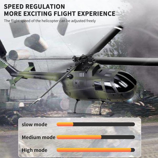 RC Helicopter RC Drone Single Propeller Without Ailerons 6-axis Gyro Stabilization RC Airplane Altitude Hold Gift for Adults 3 Battery - Image 10