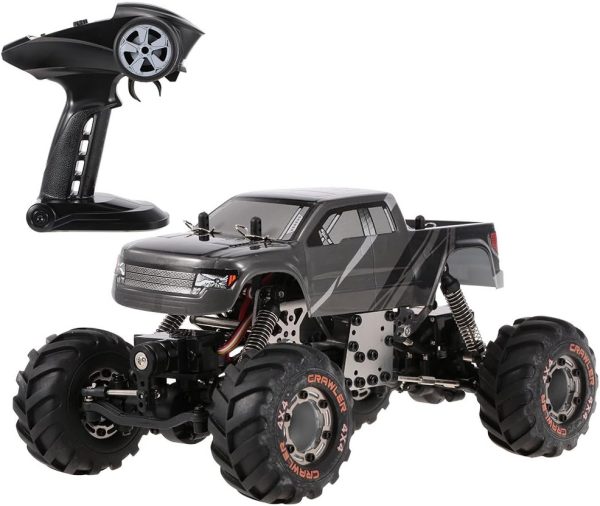 GoolRC 2098B RC Car for Kids and Adults, 1/24 Scale 2.4GHz Remote Control Car, 4WD 4WS Devastator Rock Crawler with Double Servo Off-Road RC Electric Toy Car RTR - Image 2