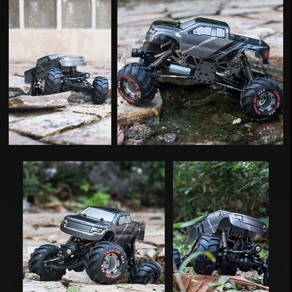 GoolRC 2098B RC Car for Kids and Adults, 1/24 Scale 2.4GHz Remote Control Car, 4WD 4WS Devastator Rock Crawler with Double Servo Off-Road RC Electric Toy Car RTR - Image 3