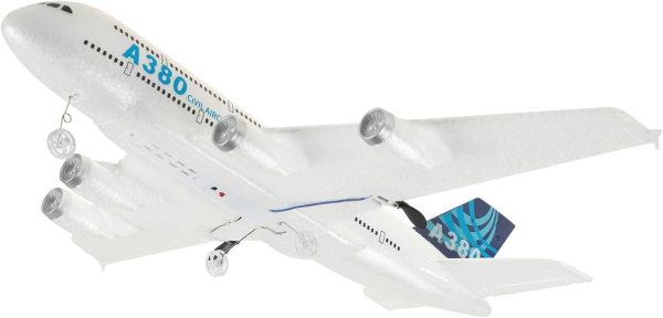 RC Plane,Airbus A380 Remote Control Airplane Ready to Fly, 2 Channels RC Airplane,Remote Control Plane for Kids Boys Children Adults Beginners - Image 4