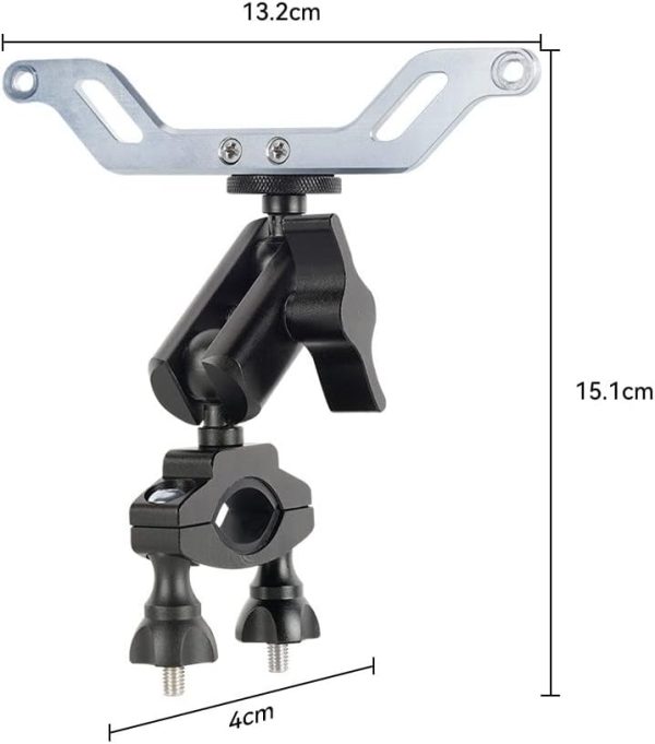 ZEZEFUFU RC Controller Bike Holder for DJI RC Mini 3 Pro Controller, Aluminum Alloy Bracket Clamp Clip Accessories - Image 3