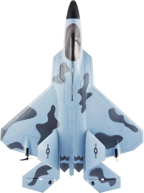 2024 New F22 2.4G 4CH 3D6G RC Airplane WLtoys A180 Upgrade Version LED Light with Gyroscope Out Door Toys, Camouflage - Image 5