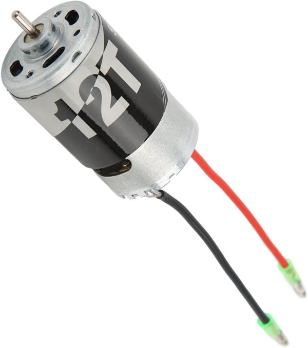 RC Brushless Motor, 550 Brushless Motor 22500 RPM Two Way Bearing 12T Brushless Motor Sensorless Controller for 1/10 Climbing Car Big Bike - Image 9