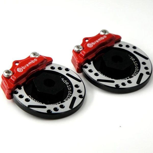 4pcs RC 1/10 RC Allum Brake Disc Caliper 12mm Hub for 1/10 RC Racing Model Car - Image 3