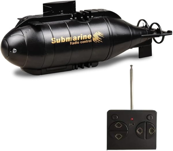 YEIBOBO ! 6 Channels Mini RC Submarine Toy (Black) - Image 2