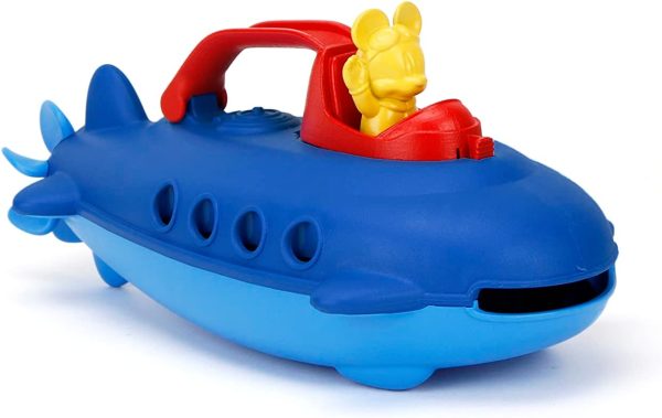 Green Toys Mickey Mouse Submarine - Dark Blue Top - Image 2