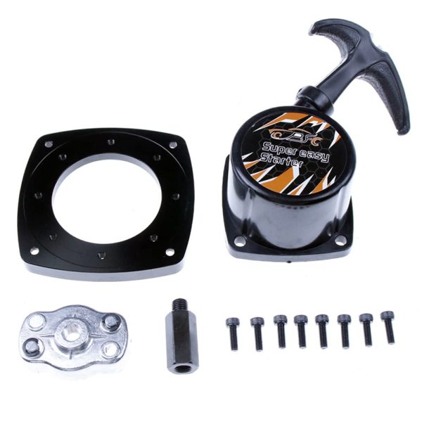 Super Easy Pull Starter for Zenoah Chongyang 23CC 26CC 29CC Rovan 23-30.5CC Engine (Black) - Image 5