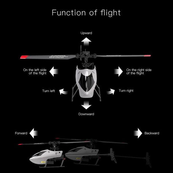 GoolRC C129 V2 RC Helicopter, 4 Channel Remote Control Helicopter with 6-Axis Gyro, 2.4Ghz RC Aircraft with 3D Flips, Altitude Hold, One Key Take Off/Landing for Adults and Beginners - Image 3