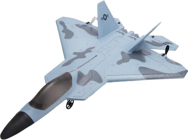 2024 New F22 2.4G 4CH 3D6G RC Airplane WLtoys A180 Upgrade Version LED Light with Gyroscope Out Door Toys, Camouflage - Image 10