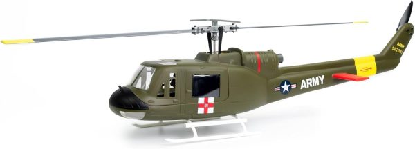 FlyWing UH-1 Iroquois V4 Scale Helicopter RTF - FlyWingRC Remote Control Helicopter for Adults (Green) - Image 2