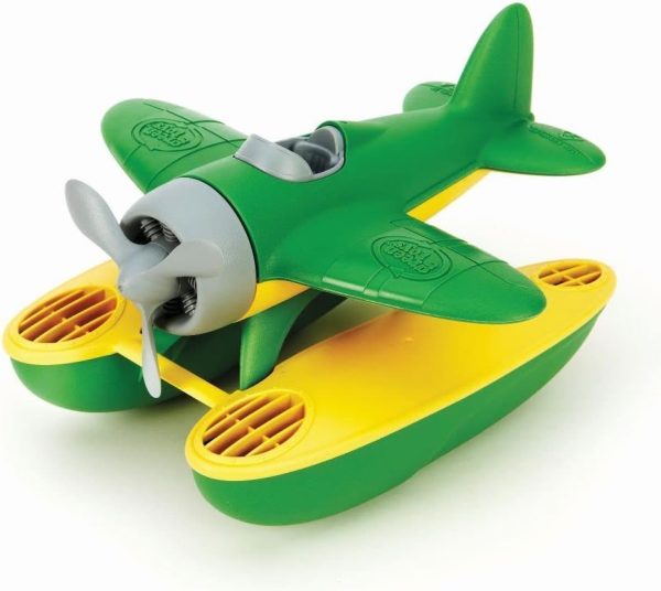 Green Toys Seaplane in Green Color - BPA Free, Phthalate Free Floatplane for Improving Pincers Grip. Toys and Games ,9 x 9.5 x 6 inches - Image 2