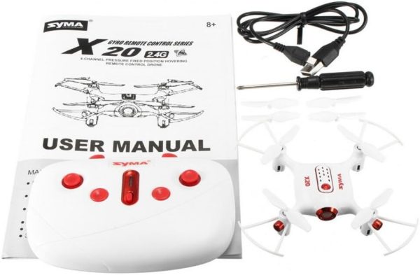 Cheerwing Syma X20 Mini Drone for Kids and Beginners RC Nano Quadcopter with Auto Hovering 3D Flip(White) - Image 8