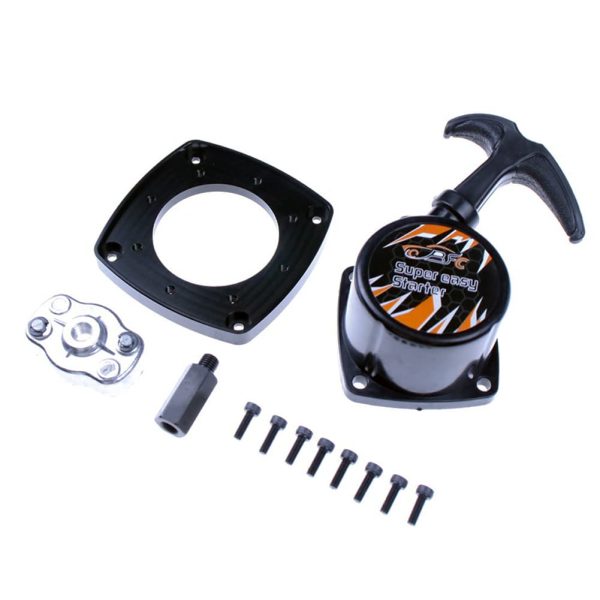 Super Easy Pull Starter for Zenoah Chongyang 23CC 26CC 29CC Rovan 23-30.5CC Engine (Black) - Image 7