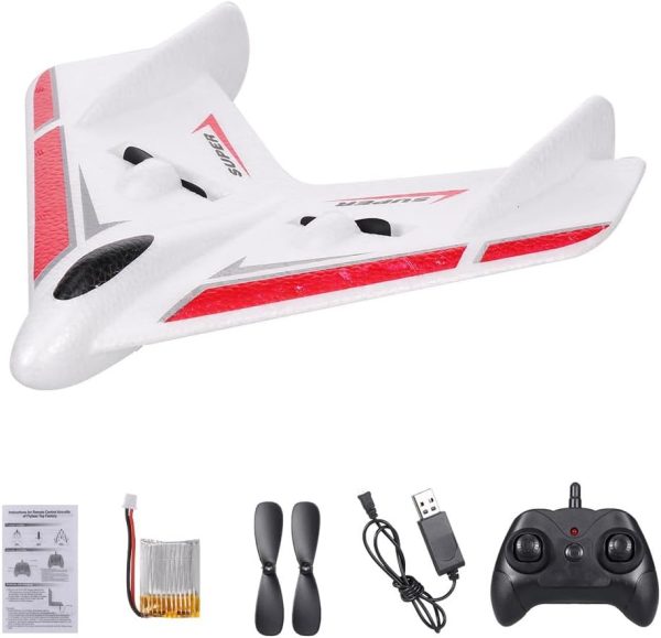 GoolRC FX601 RC Airplane, 2.4Ghz 2 Channel Remote Control Plane, Easy to Fly RC Aircraft for Beginners Kids and Adults - Image 2