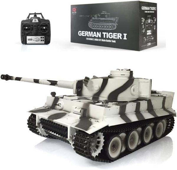 TOUCAN RC HOBBY 1/16 7.0 Plastic Tiger I Henglong RC Tank 3818 360° Turret Barrel Recoil FPV - Image 2