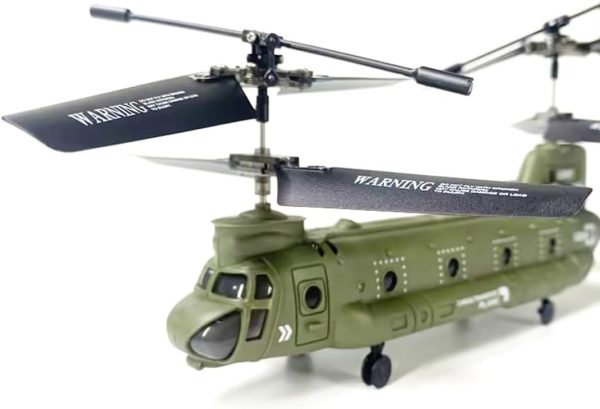 Remote Control Helicopter, S026H Military Transport RC Helicopter with Altitude Hold, One Key take Off/Landing, LED Light, Low Battery Reminder, Army Helicopter Aircraft Toys - Image 10